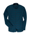 Bare Brown Classic Check Long Sleeve Shirt – Dark Teal
