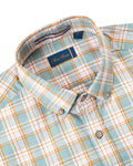 Bare Brown Sage & Amber Plaid Casual Shirt