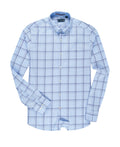 Bare Brown Classic Check Long Sleeve Shirt Light Blue