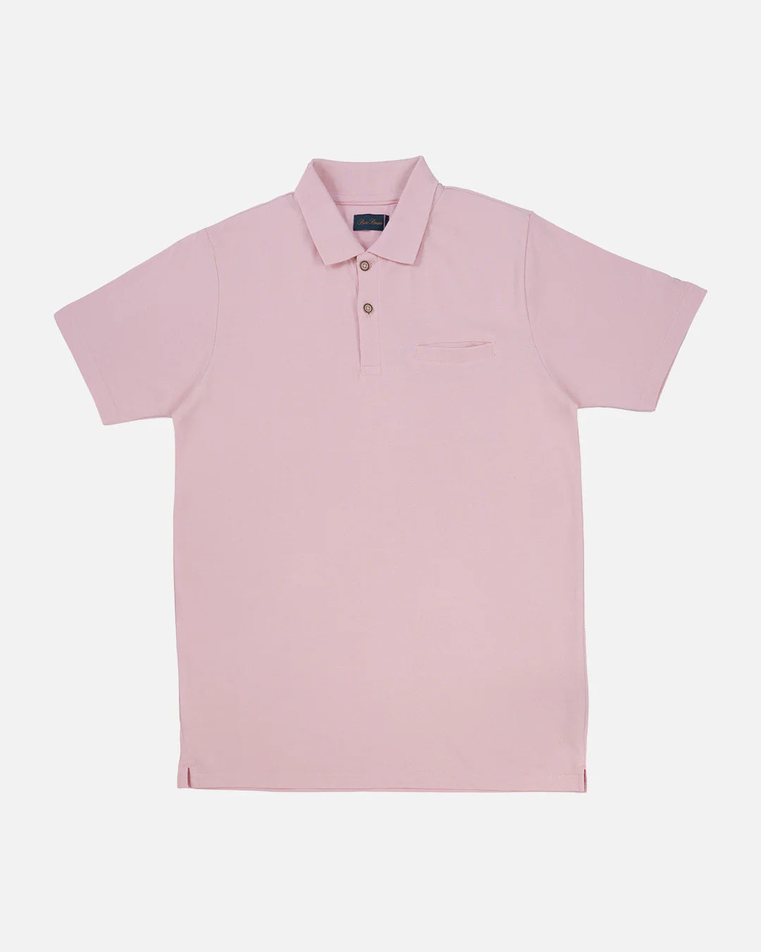 Mr. Brown Pink Slim Fit Lightweight Polo T-Shirt