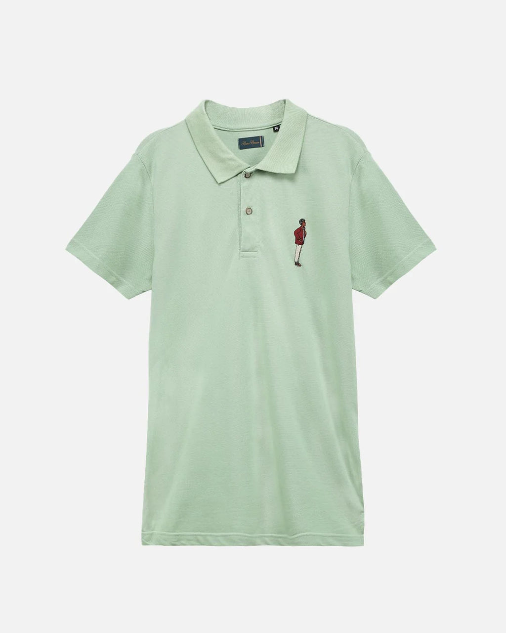 Mr.Brown Pista Green Slim Fit Lightweight Polo T-Shirt