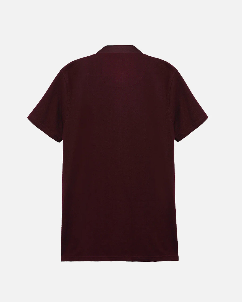 Mr.Brown Maroon Slim Fit Lightweight Polo T-Shirt